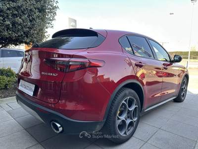 Alfa Romeo Stelvio 2.2 t Sport Tech RWD 160cv aut. *BOOK SERVICE, 19'', ACC, VETRI, PROMO AZZURRA* Rosso usata Suzzara