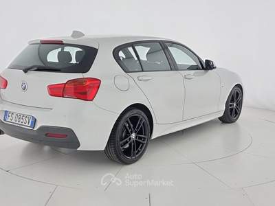 BMW Serie 1 116d 116d Msport 5p auto Bianco usata Reggio nell'Emilia