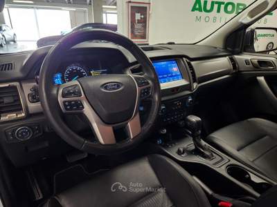 Ford Ranger Ranger 2.0 ecoblue double cab Limited 170cv auto Bianco usata Brescia