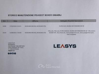 Peugeot Boxer 333 2.2 BlueHDi 140 S&S PM-TN Furgone + iva 22% Bianco usata Torino