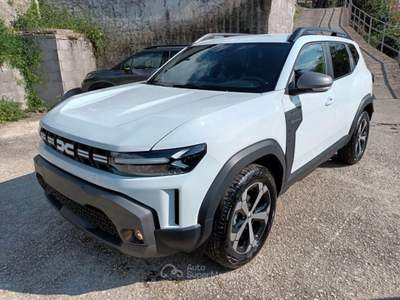 Dacia Duster 1200 ECO-G JOURNEY 122CV CARPLAY CAM VETRISCUR"18 Bianco usata Roma