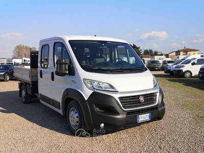 Fiat Ducato 35 2.3 130CV doppia cabina cassone con Gru retrocabina Bianco usata Reggio nell'Emilia