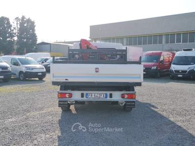 Fiat Ducato 35 2.3 130CV doppia cabina cassone con Gru retrocabina Bianco usata Reggio nell'Emilia