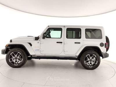 Jeep Wrangler 4xe Plug-In Hybrid Sahara 2.0 4xe Phev 380cv At8 Bianco usata Caserta