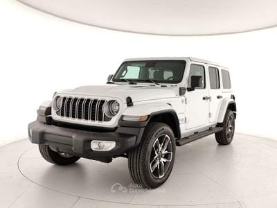 Jeep Wrangler 4xe Plug-In Hybrid Sahara 2.0 4xe Phev 380cv At8 Bianco usata Caserta