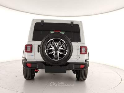 Jeep Wrangler 4xe Plug-In Hybrid Sahara 2.0 4xe Phev 380cv At8 Bianco usata Caserta
