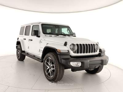 Jeep Wrangler 4xe Plug-In Hybrid Sahara 2.0 4xe Phev 380cv At8 Bianco usata Caserta