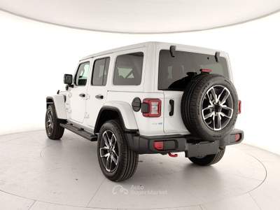 Jeep Wrangler 4xe Plug-In Hybrid Sahara 2.0 4xe Phev 380cv At8 Bianco usata Caserta