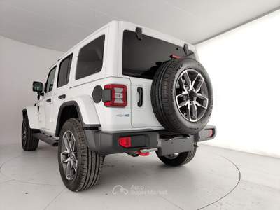Jeep Wrangler 4xe Plug-In Hybrid Sahara 2.0 4xe Phev 380cv At8 Bianco usata Caserta