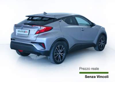 Toyota C-HR 1.8H 122cv E-CVT Trend Cerchi 18''/Retrocamera/Sedili anteriori riscaldabili Argento usata Feltre
