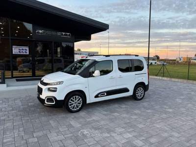 Citroen Berlingo BlueHDi AUTOCARRO 5 POSTI 100 S&S Combi M Feel Bianco usata Russi