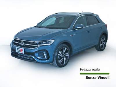 Volkswagen T-Roc 1.5 TSI ACT R-Line DSG Park Assist/Winter pack/IQ Drive Pack/Cerchi in lega Nevada Black 18'' Blu/Azzurro usata Feltre