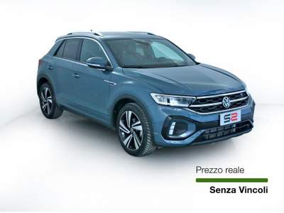 Volkswagen T-Roc 1.5 TSI ACT R-Line DSG Park Assist/Winter pack/IQ Drive Pack/Cerchi in lega Nevada Black 18'' Blu/Azzurro usata Feltre