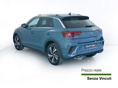 Volkswagen T-Roc 1.5 TSI ACT R-Line DSG Park Assist/Winter pack/IQ Drive Pack/Cerchi in lega Nevada Black 18'' Blu/Azzurro usata Feltre