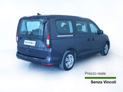 Volkswagen Caddy 2.0 TDI Maxi Origin DSG 7 posti/Retrocamera Blu/Azzurro usata Feltre