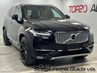 Volvo XC90 XC90 D5 AWD Geartronic Inscription|TOTAL BLACK|PELLE TOTALE Nero usata Civita Castellana