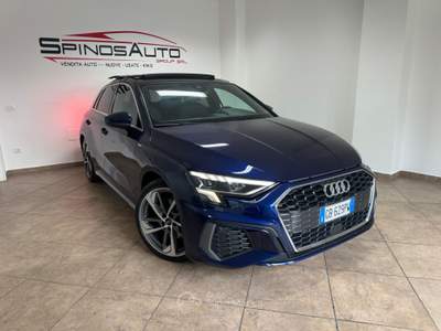Audi A3 SPB 35 TDI S tronic line edition Blu/Azzurro usata Cellole