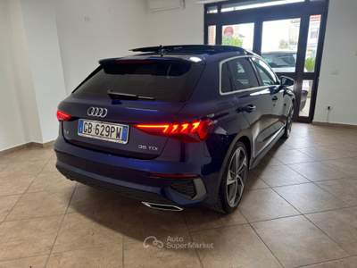 Audi A3 SPB 35 TDI S tronic line edition Blu/Azzurro usata Cellole