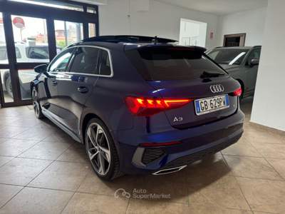Audi A3 SPB 35 TDI S tronic line edition Blu/Azzurro usata Cellole