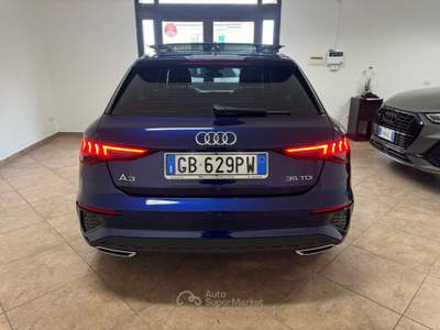 Audi A3 SPB 35 TDI S tronic line edition Blu/Azzurro usata Cellole