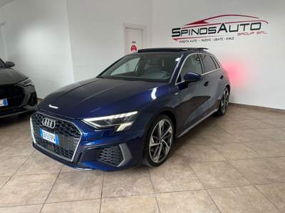 Audi A3 SPB 35 TDI S tronic line edition Blu/Azzurro usata Cellole