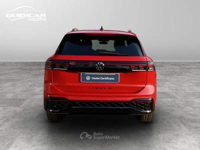 Volkswagen Tiguan 2.0 TDI SCR EVO R-Line 4Motion DSG Rosso usata Lucca