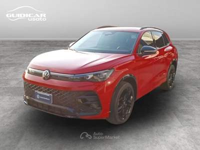 Volkswagen Tiguan 2.0 TDI SCR EVO R-Line 4Motion DSG Rosso usata Lucca
