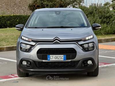 Citroen C3 BLUEHDi 100 PLUS MY72+NAVI CON APP+LED+CLIMATRONIC Grigio usata Civitavecchia