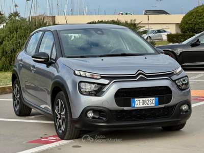 Citroen C3 BLUEHDi 100 PLUS MY72+NAVI CON APP+LED+CLIMATRONIC Grigio usata Civitavecchia