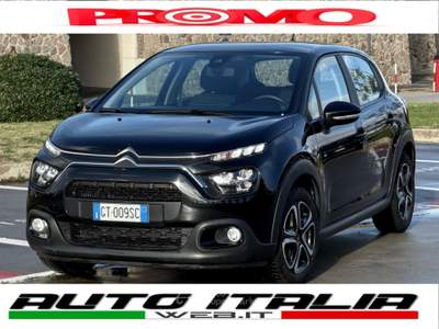 Citroen C3 BLUEHDi 100 PLUS MY72+NAVI CON APP+LED+CLIMATRONIC Nero usata Civitavecchia