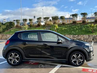 Citroen C3 BLUEHDi 100 PLUS MY72+NAVI CON APP+LED+CLIMATRONIC Nero usata Civitavecchia