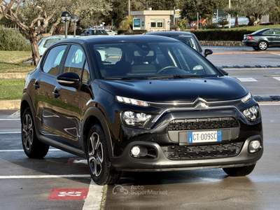 Citroen C3 BLUEHDi 100 PLUS MY72+NAVI CON APP+LED+CLIMATRONIC Nero usata Civitavecchia