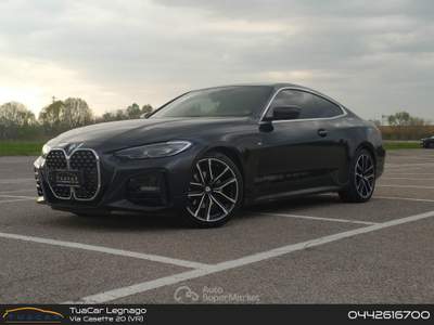 BMW Serie 4 420d BMW 4 series 420 d MHEV M Sport #10092 Nero usata Legnago