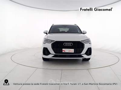 Audi Q3 40 2.0 tdi s line edition quattro 200cv s-tronic Bianco usata Assago
