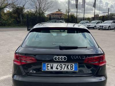 Audi A3 A3 Sportback 2.0 tdi Ambiente 150cv s-tronic E6 Nero usata Civita Castellana