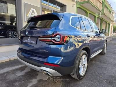 BMW X3 2.0 190 Cv X-Drive 48 V Mhev+Pelle Totale+Retrocamera... Blu/Azzurro usata Sava