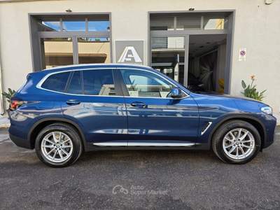 BMW X3 2.0 190 Cv X-Drive 48 V Mhev+Pelle Totale+Retrocamera... Blu/Azzurro usata Sava