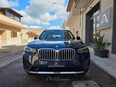BMW X3 2.0 190 Cv X-Drive 48 V Mhev+Pelle Totale+Retrocamera... Blu/Azzurro usata Sava