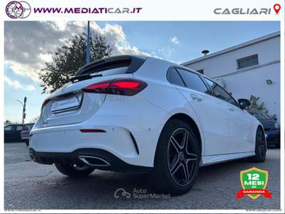 Mercedes-Benz Classe A A 200 d Automatic AMG Line Advanced Bianco usata Cagliari