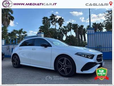 Mercedes-Benz Classe A A 200 d Automatic AMG Line Advanced Bianco usata Cagliari