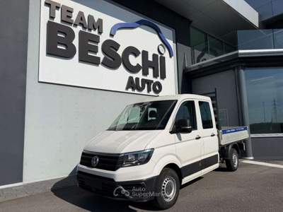 Volkswagen Crafter 35 2.0 TDI 102CV DOPPIA CABINA CASSONE FISSO Bianco usata Lonato del Garda