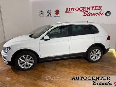 Volkswagen Tiguan 2.0 TDI 4-motion Highline 150cv dsg Bianco usata Castelnovo ne' Monti