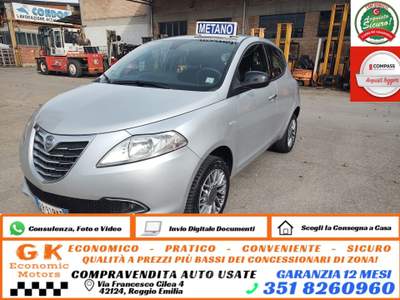 Lancia Ypsilon OK NEOPATENTATI, GARANZIA L.12 MESI, BENZINA\METANO Argento usata Reggio nell'Emilia