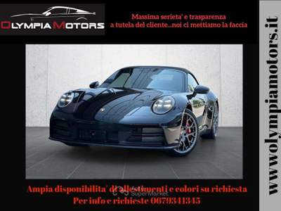 Porsche 911 911.2 CARRERA S CABRIO BOSE CHRONO 21 LED NAVI Nero usata Ciampino