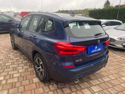 BMW X3 xdrive20d mhev 48V Business Advantage auto Blu/Azzurro usata Sarego