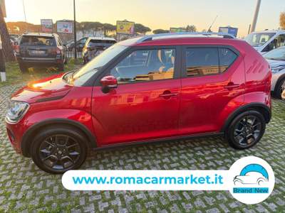 Suzuki Ignis 1.2HYBRID Top 2wd KM CERTIFICATI UNIPRO Rosso usata Roma