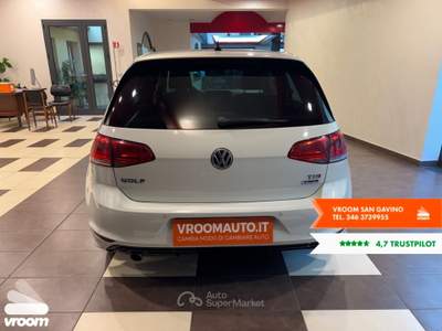 Volkswagen Golf Golf 1.6 TDI 110 CV DSG 5p. Sport Edition BlueMotion Tech. Bianco usata San Gavino Monreale