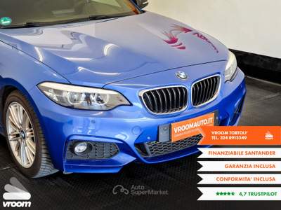 BMW Serie 2 218d 218d Coupï¿½ Msport Blu/Azzurro usata Tortolì