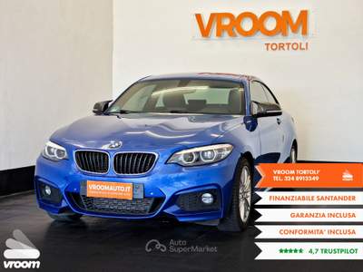 BMW Serie 2 218d 218d Coupï¿½ Msport Blu/Azzurro usata Tortolì