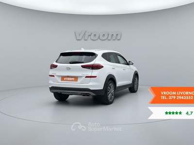 Hyundai Tucson Tucson 1.6 CRDi 136CV 48V DCT Exellence Bianco usata Livorno